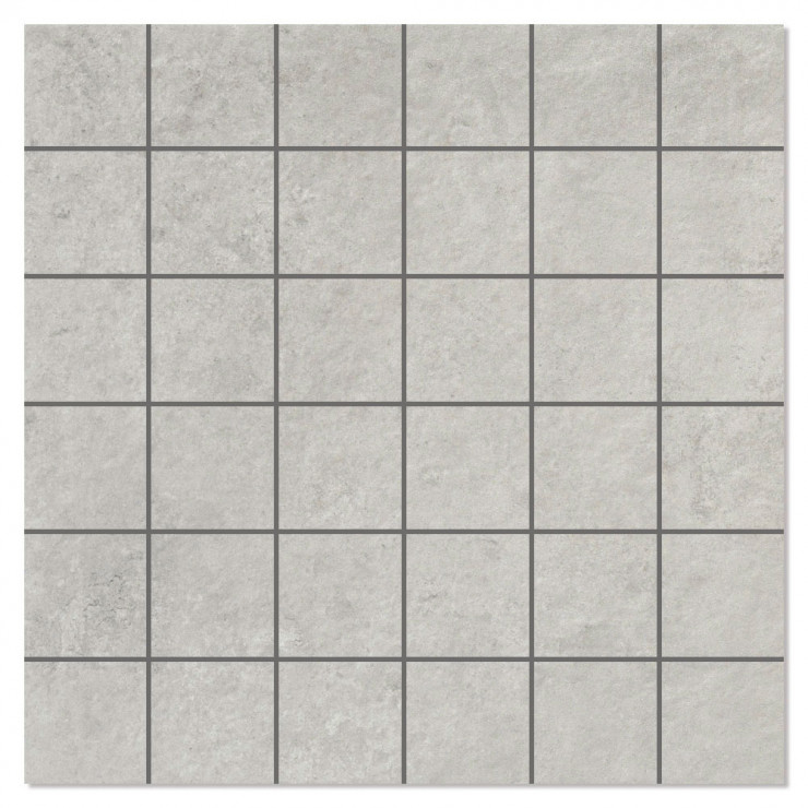 Mosaik Klinker Zeed Grå Mat 30x30 (5x5) cm-0